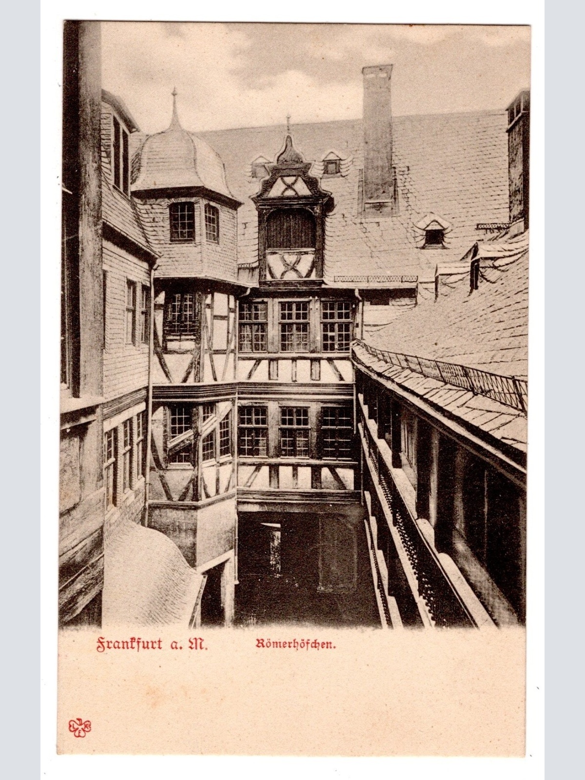 AK, Frankfurt am Main, Hessen, Römerhöfchen, Ansichtskarte (S7069)