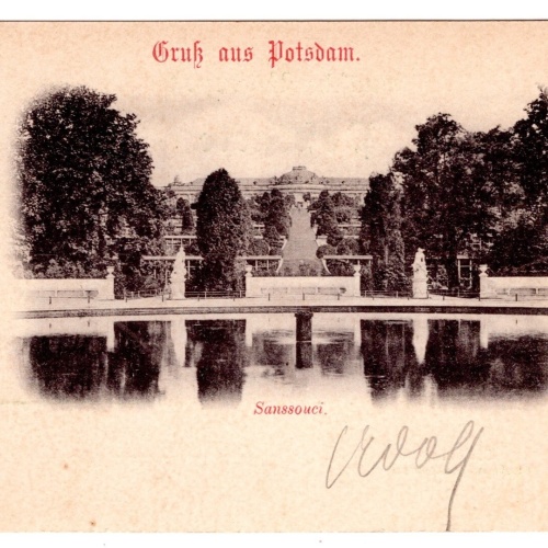 AK, Gruß aus Potsdam, Sanssouci, Brandenburg, Ansichtskarte (S7073)