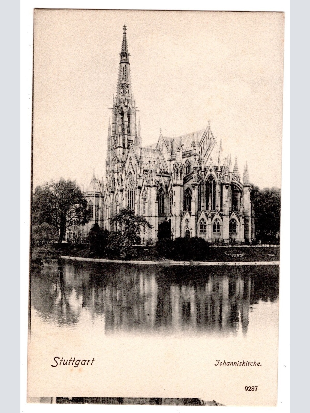 AK, Stuttgart, Johanniskirche, Baden-Württemberg, Ansichtskarte (S7094)