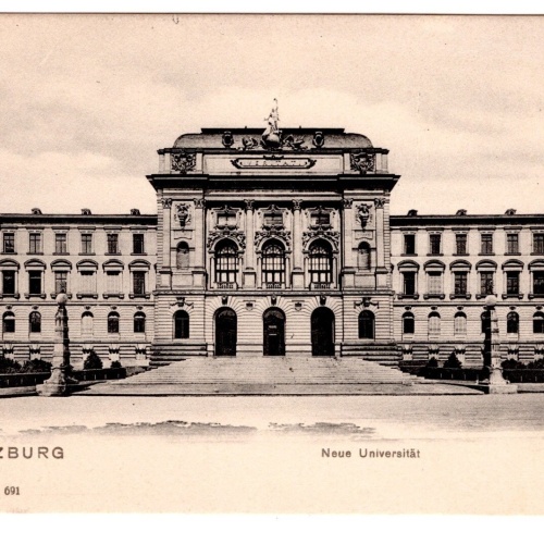 AK, Würzburg, Neue Universität, Bayern, Ansichtskarte (S7095)