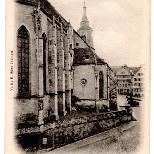 AK, Tübingen Stiftskirche, Baden-Württemberg, Ansichtskarte (S7100)