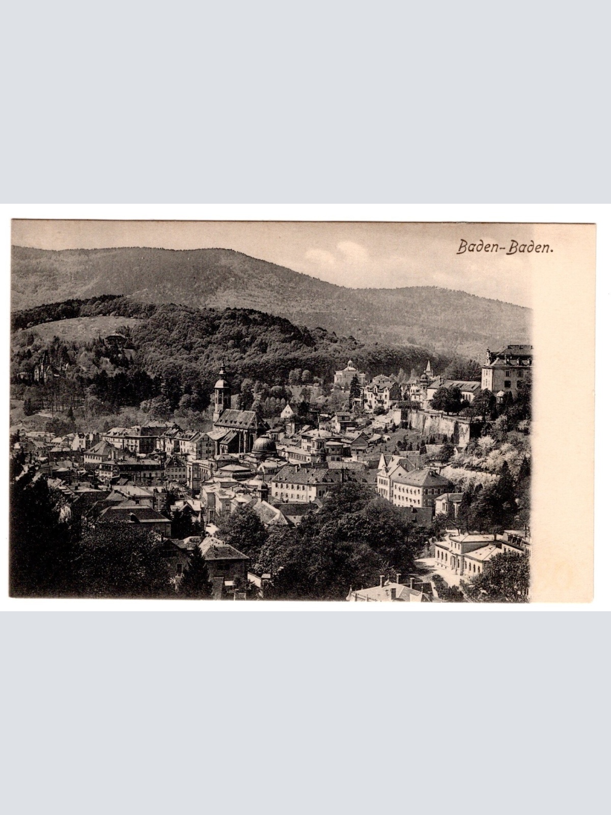 AK, Baden-Baden, Baden-Württemberg, Ansichtskarte (S7105)