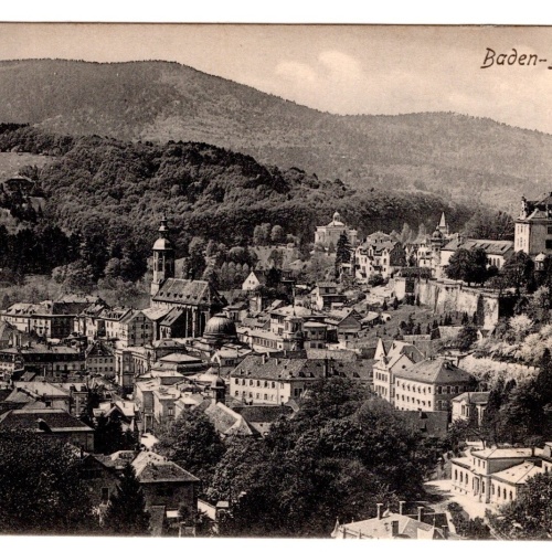 AK, Baden-Baden, Baden-Württemberg, Ansichtskarte (S7105)