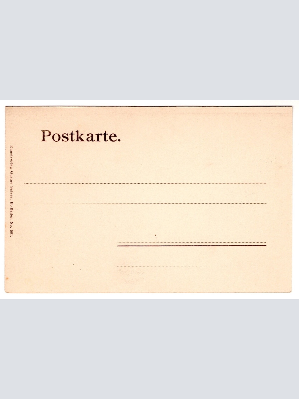 AK, Baden-Baden, Baden-Württemberg, Ansichtskarte (S7105)