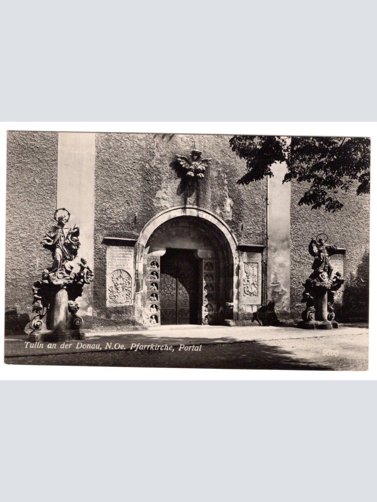 AK, Tulln an der Donau, Pfarrkirche, Niederösterreich, Ansichtskarte (S7106)