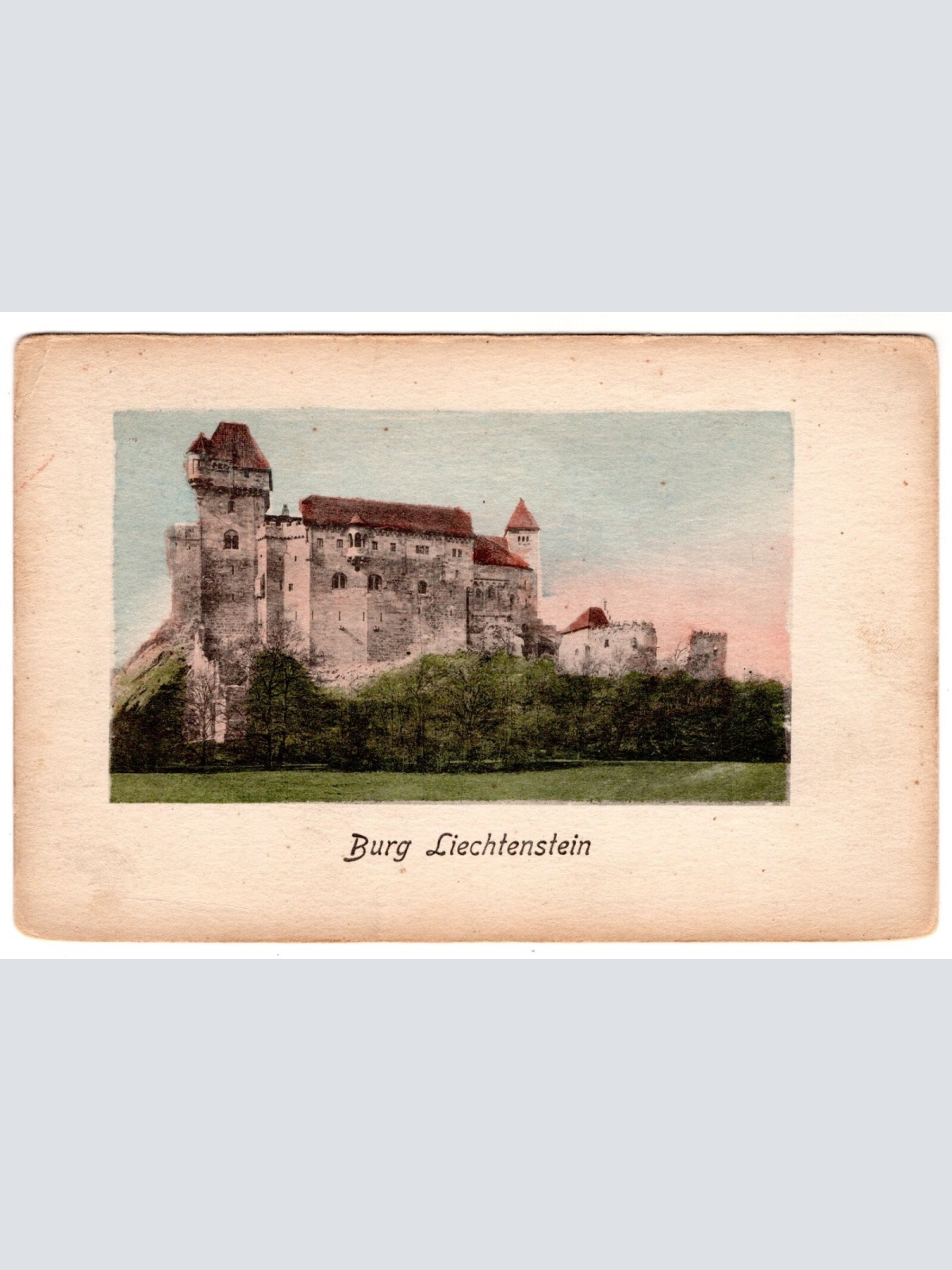AK, Burg Liechtenstein, Niederösterreich, Ansichtskarte (S7142)