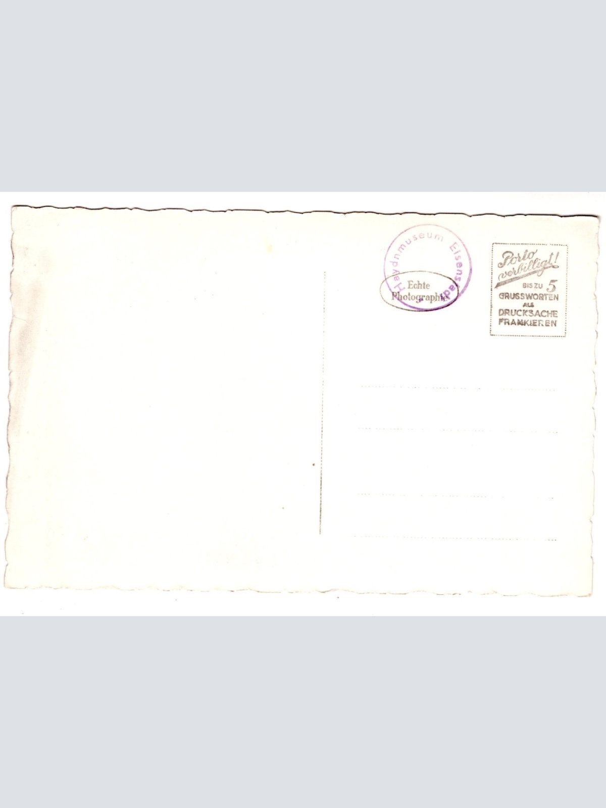 AK, Eisenstadt, Burgenland, Haydn-Museum, Ansichtskarte (S7184)