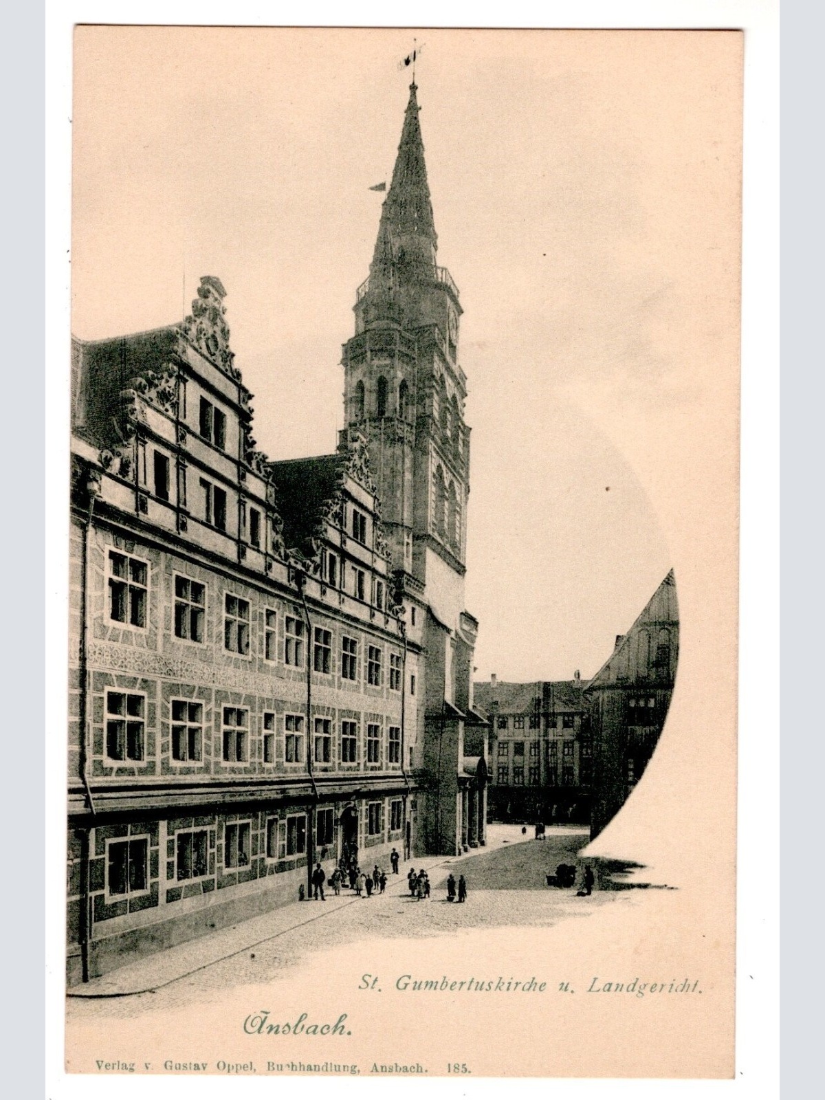 AK, Ansbach, St. Gumbertuskirche, Bayern, Ansichtskarte (S7189)