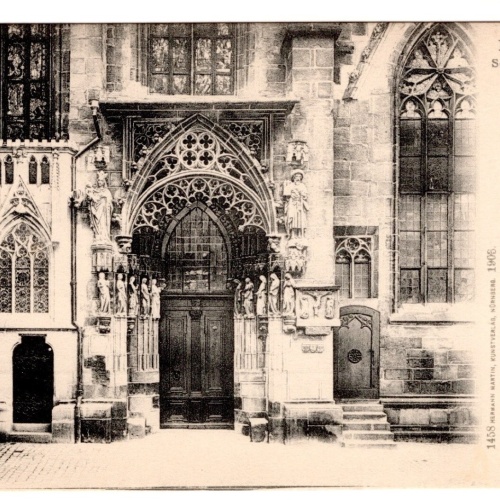 AK, Nürnberg, Sebalduskirche, Bayern, Ansichtskarte (S7207)