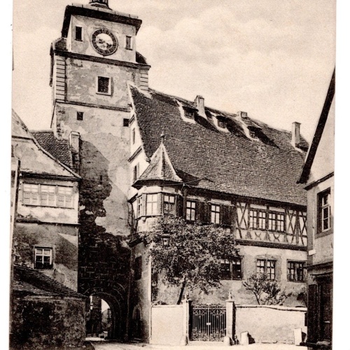 AK, Rothenburg ob der Tauber, Bayern, Ansichtskarte (S7217)