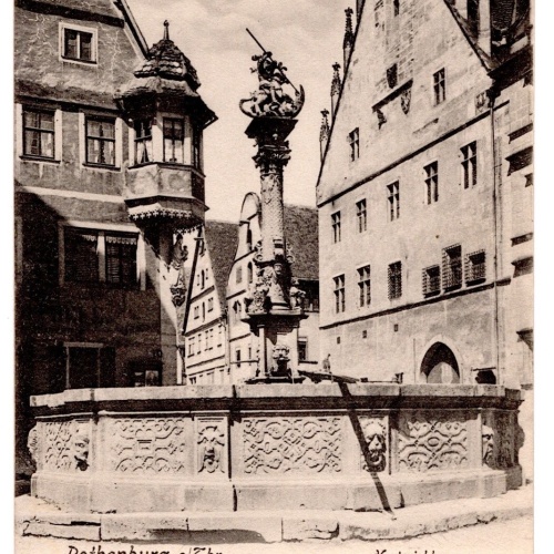 AK, Rothenburg ob der Tauber, Bayern, Ansichtskarte (S7220)