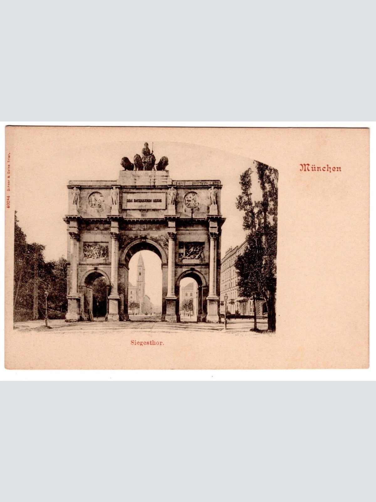 AK, München, Siegesthor, Bayern, Ansichtskarte (S7225)