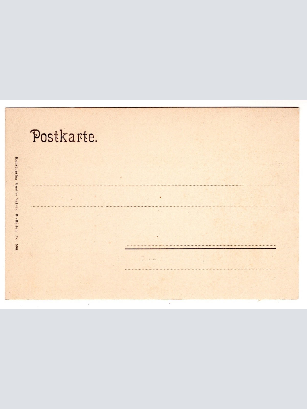 AK, Baden-Baden, Baden-Württemberg, Ansichtskarte (S7231)