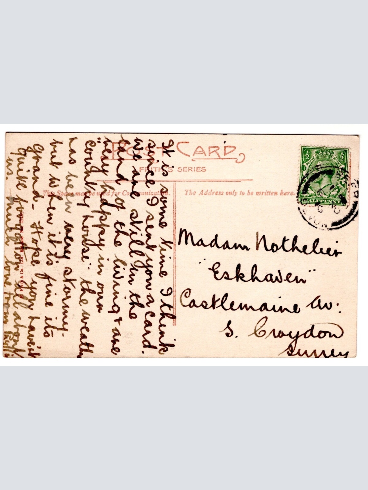 AK, Beer Beach, England, Ansichtskarte (S7259)