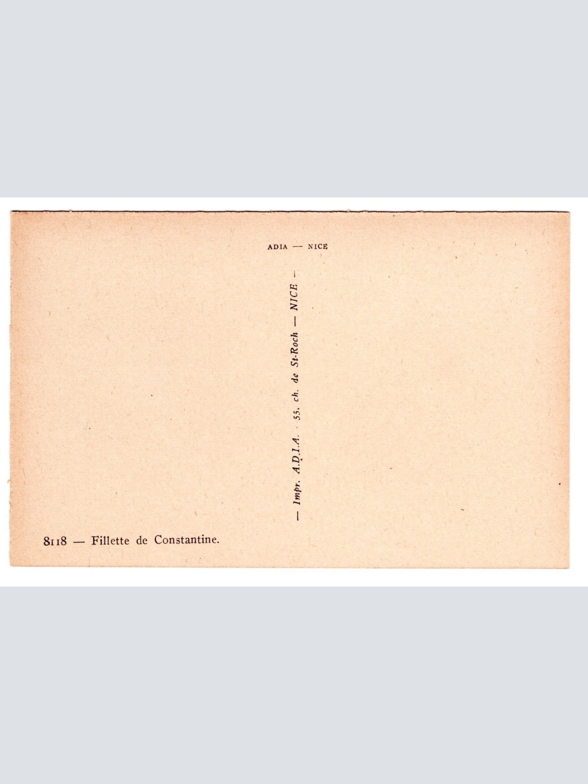 AK, Fillette de Constantine, Ansichtskarte (S7271)