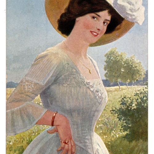 AK, M. Barascudts, Frühling, Ansichtskarte (S7283)