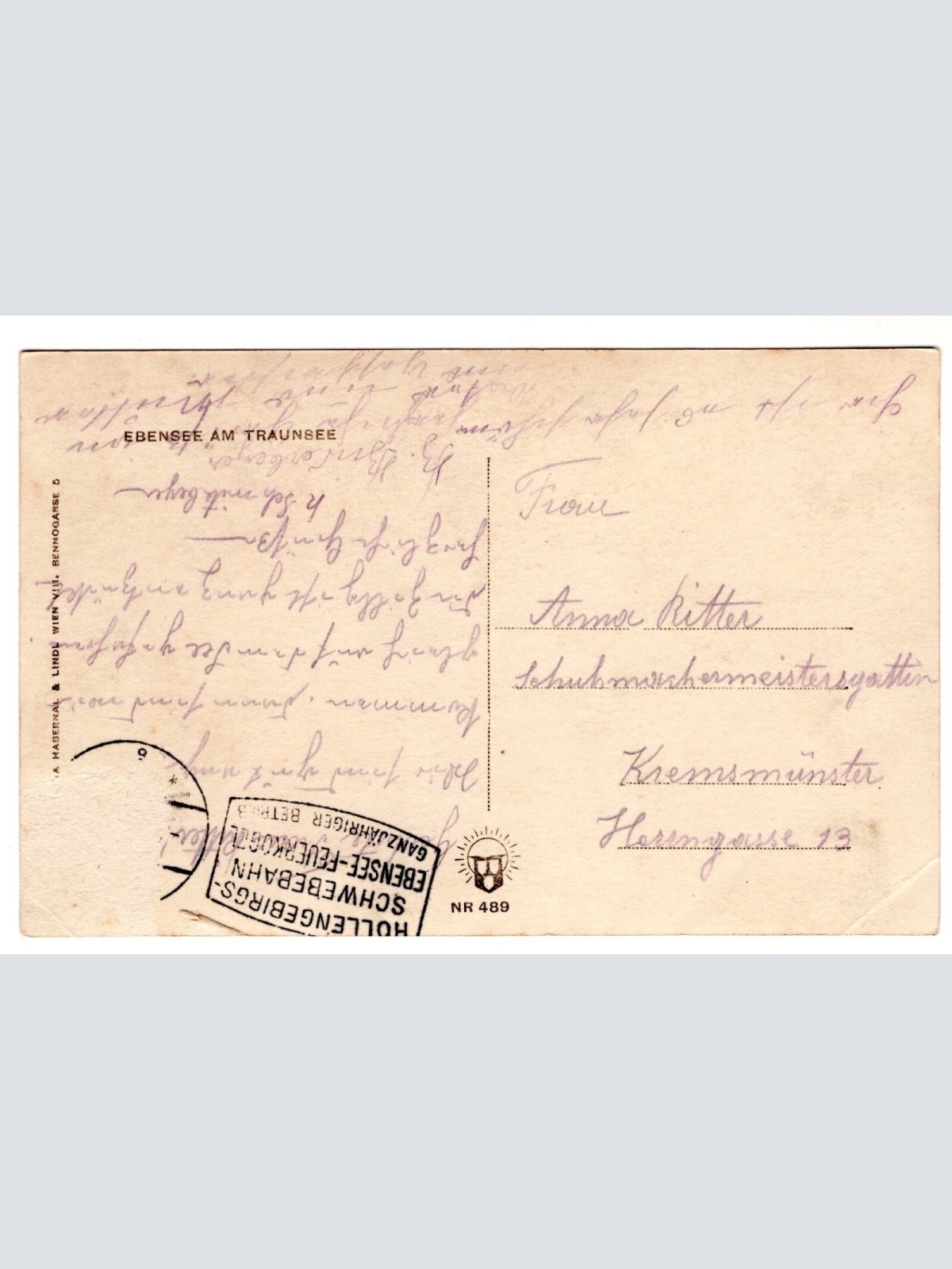 AK, Ebensee am Traunsee, Oberösterreich, Ansichtskarte (S7303)