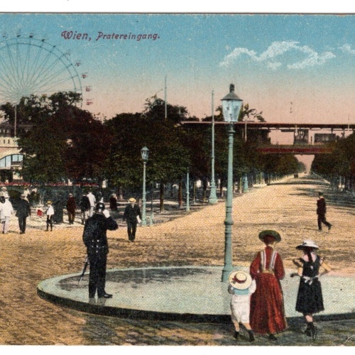 AK, Pratereingang, Wien, Ansichtskarte (S7312)