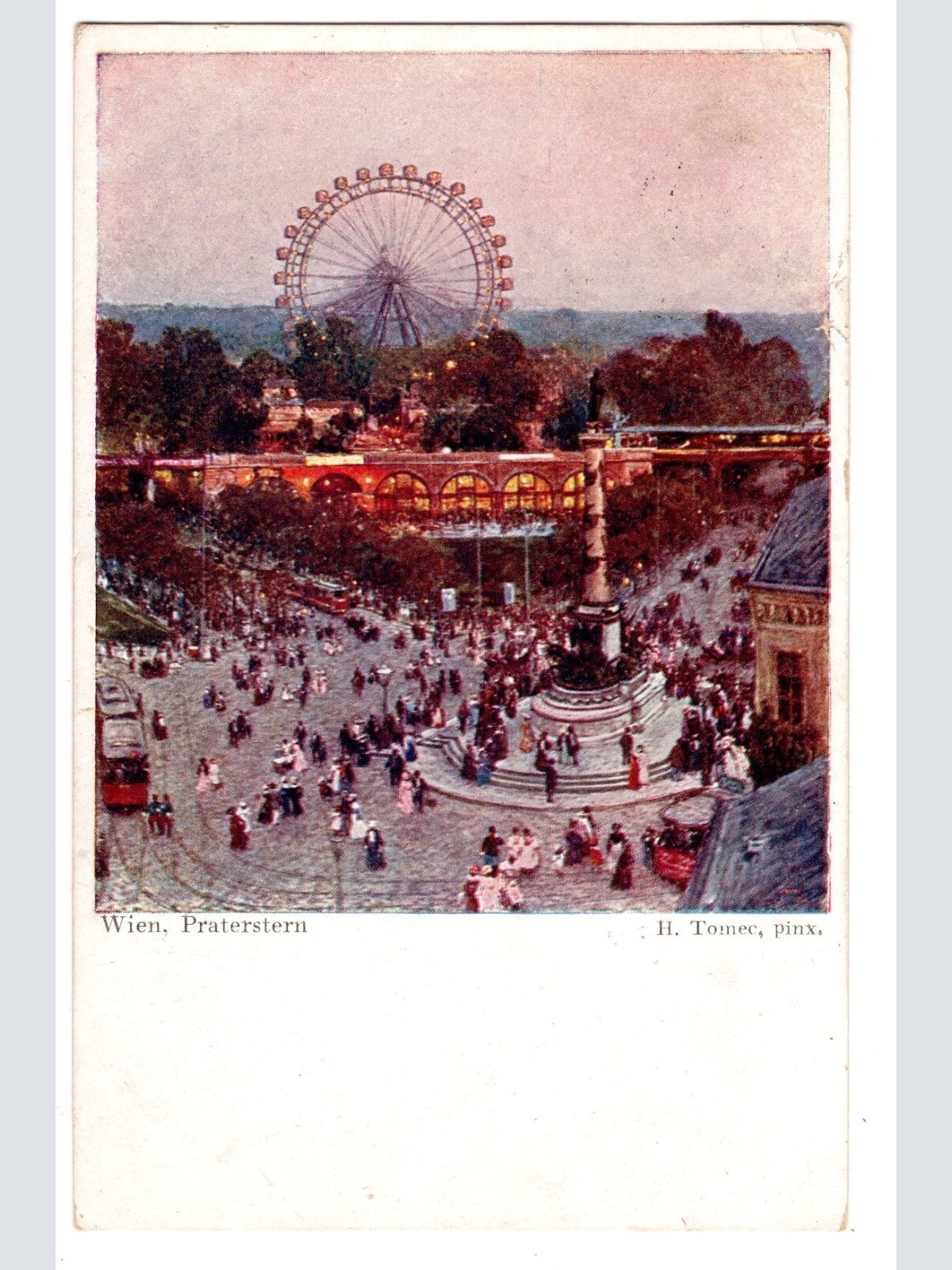 AK, Praterstern, Wien, Ansichtskarte (S7319)