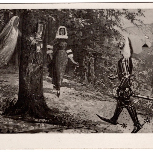 AK, Agnes Bründl, Gasthof Neubauer, Wien, Ansichtskarte (S7322)