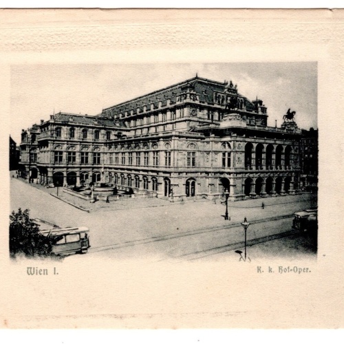AK, Hof-Oper, Wien, Ansichtskarte (S7324)