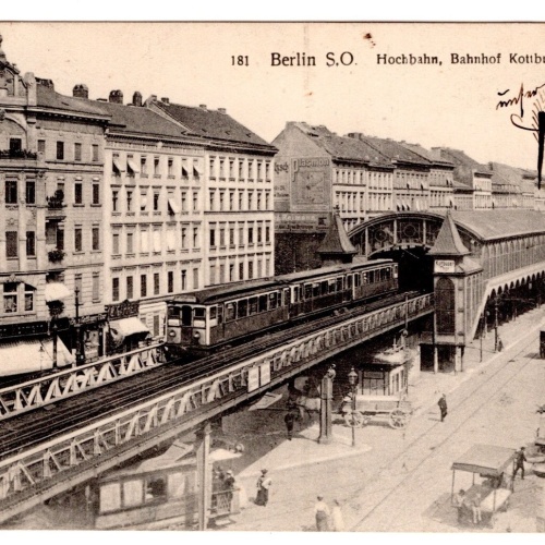 AK, Berlin, Hochbahn, Bahnhof, Ansichtskarte (S7337)