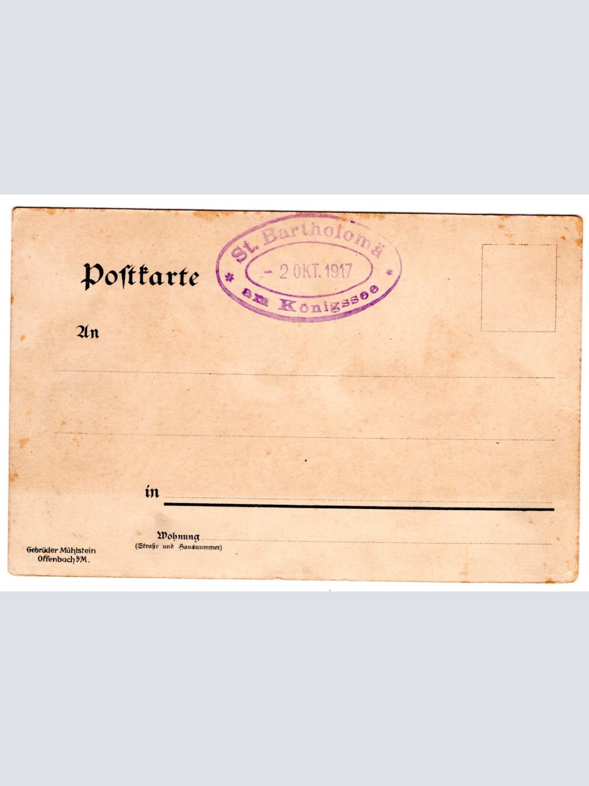 AK, Familie Watzmann, Bayern, Ansichtskarte (S7348)