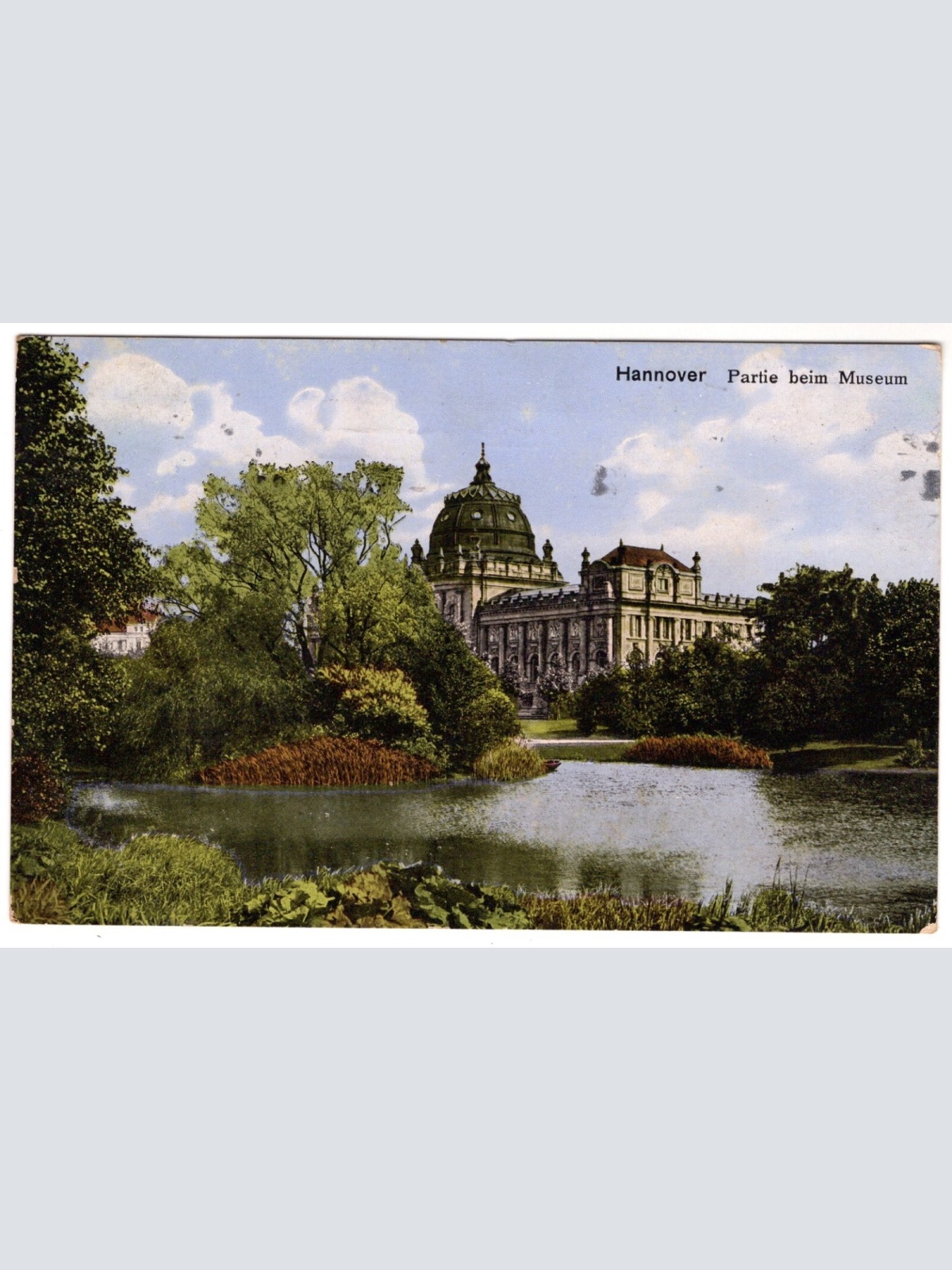 AK, Hannover, Partie beim Museum, Niedersachsen, Ansichtskarte (S7351)