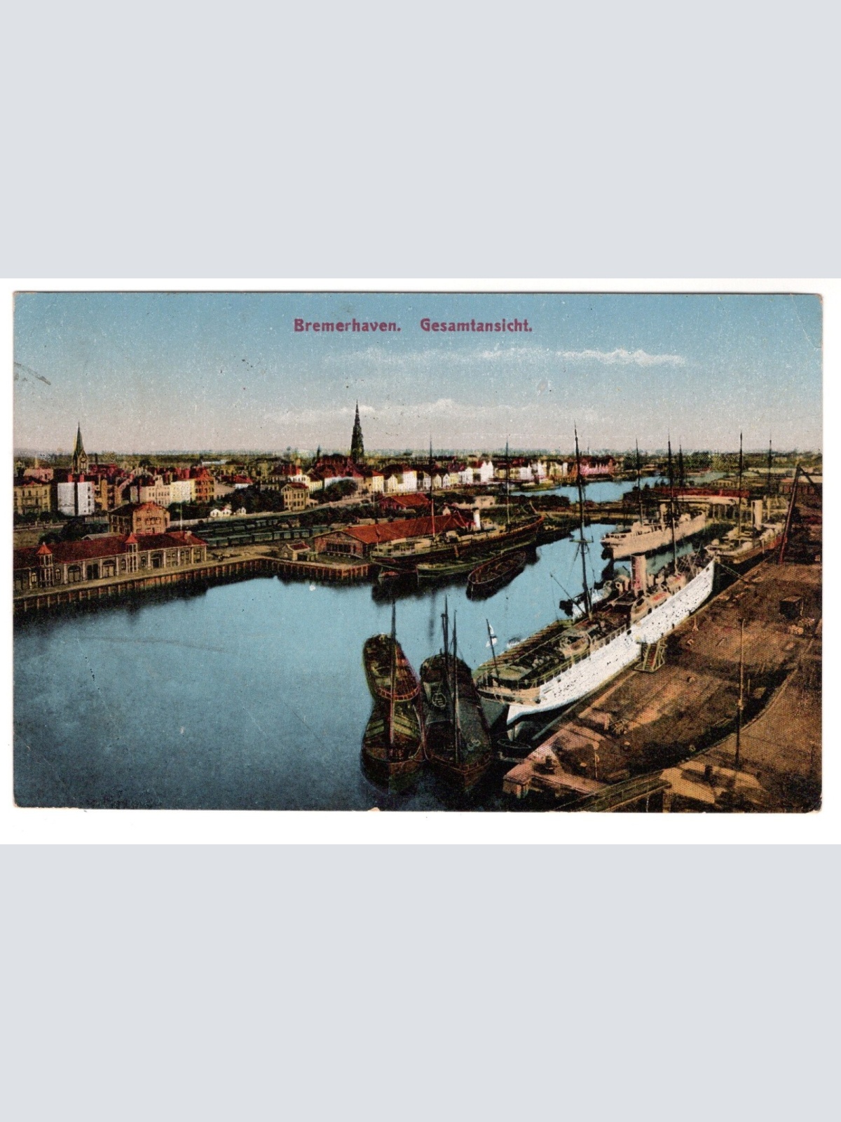 AK, Bremerhaven, Gesamtansicht, Ansichtskarte (S7362)
