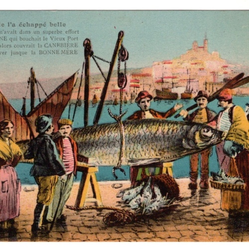 AK, Marseille, l'a echappe belle, Frankreich, Ansichtskarte (S7372)