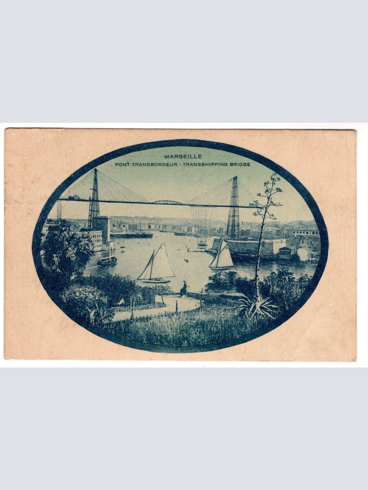 AK, Marseille, Pont Transbordeur, Frankreich, Ansichtskarte (S7374)