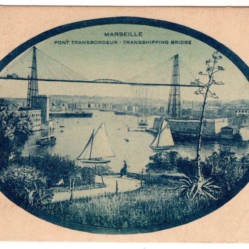 AK, Marseille, Pont Transbordeur, Frankreich, Ansichtskarte (S7374)