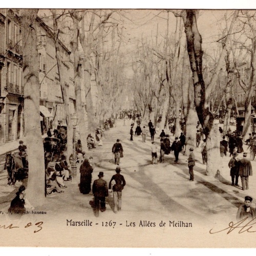 AK, Marseille, Les Allees de Meilhan, Frankreich, Ansichtskarte (S7383)