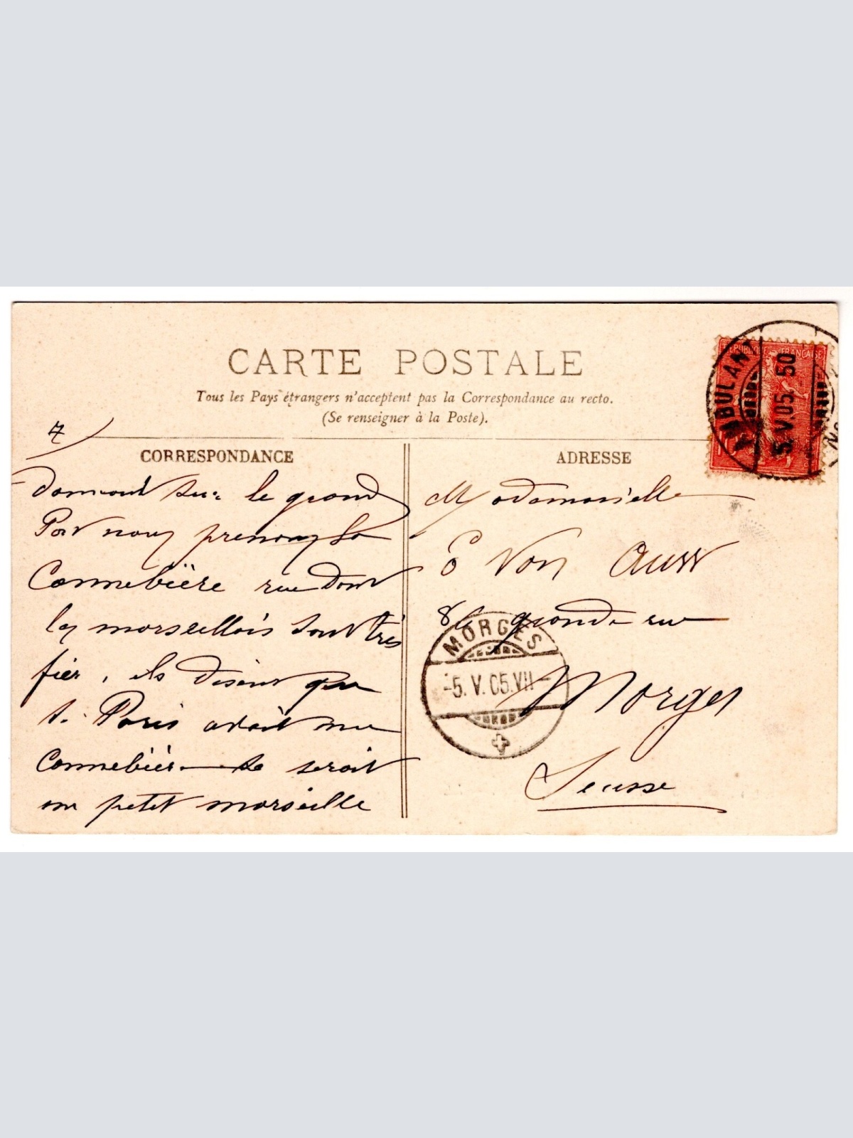 AK, Marseille, La Cannebiere, Frankreich, Ansichtskarte (S7385)