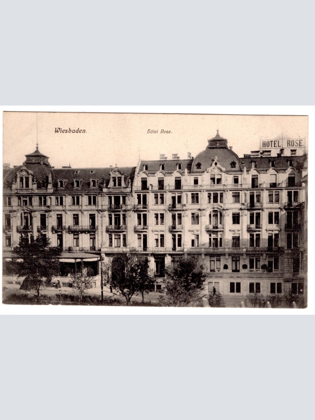 AK, Wiesbaden, Hotel Rose, Hessen, Ansichtskarte (S7406)