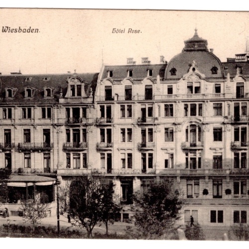AK, Wiesbaden, Hotel Rose, Hessen, Ansichtskarte (S7406)