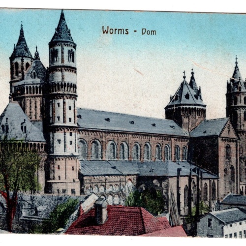 AK, Worms, Dom, Rheinland-Pfalz, Ansichtskarte (S7413)