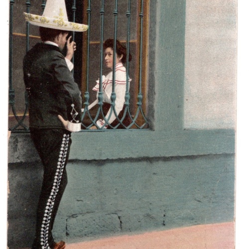 AK, Novios Mexicanos, Ansichtskarte (S7416)