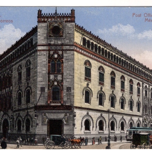 AK, Edificio de Correos Mexico, Ansichtskarte (S7421)