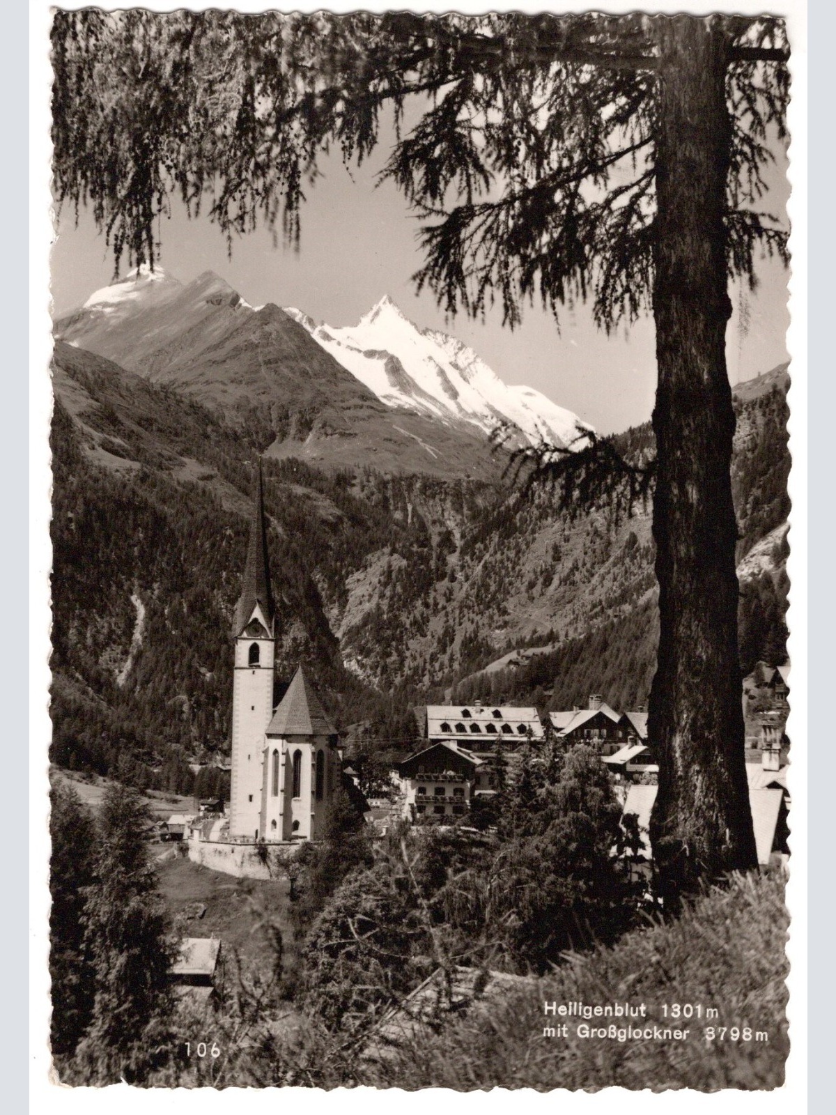 AK, Heiligenblut mit Großglockner, Kärnten, Ansichtskarte (S7437)