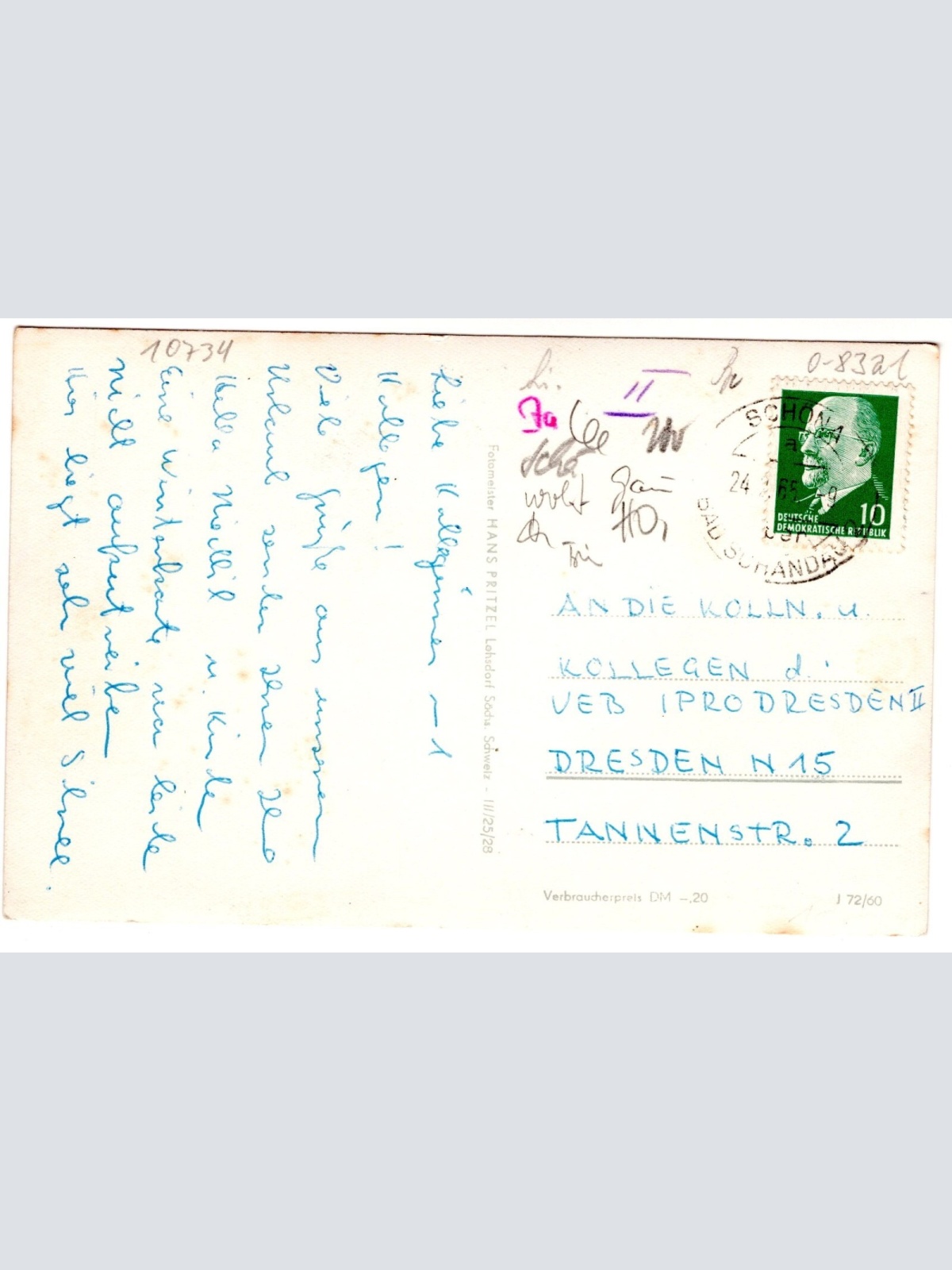 AK, Schöna, Sachsen, Ansichtskarte (S7438)