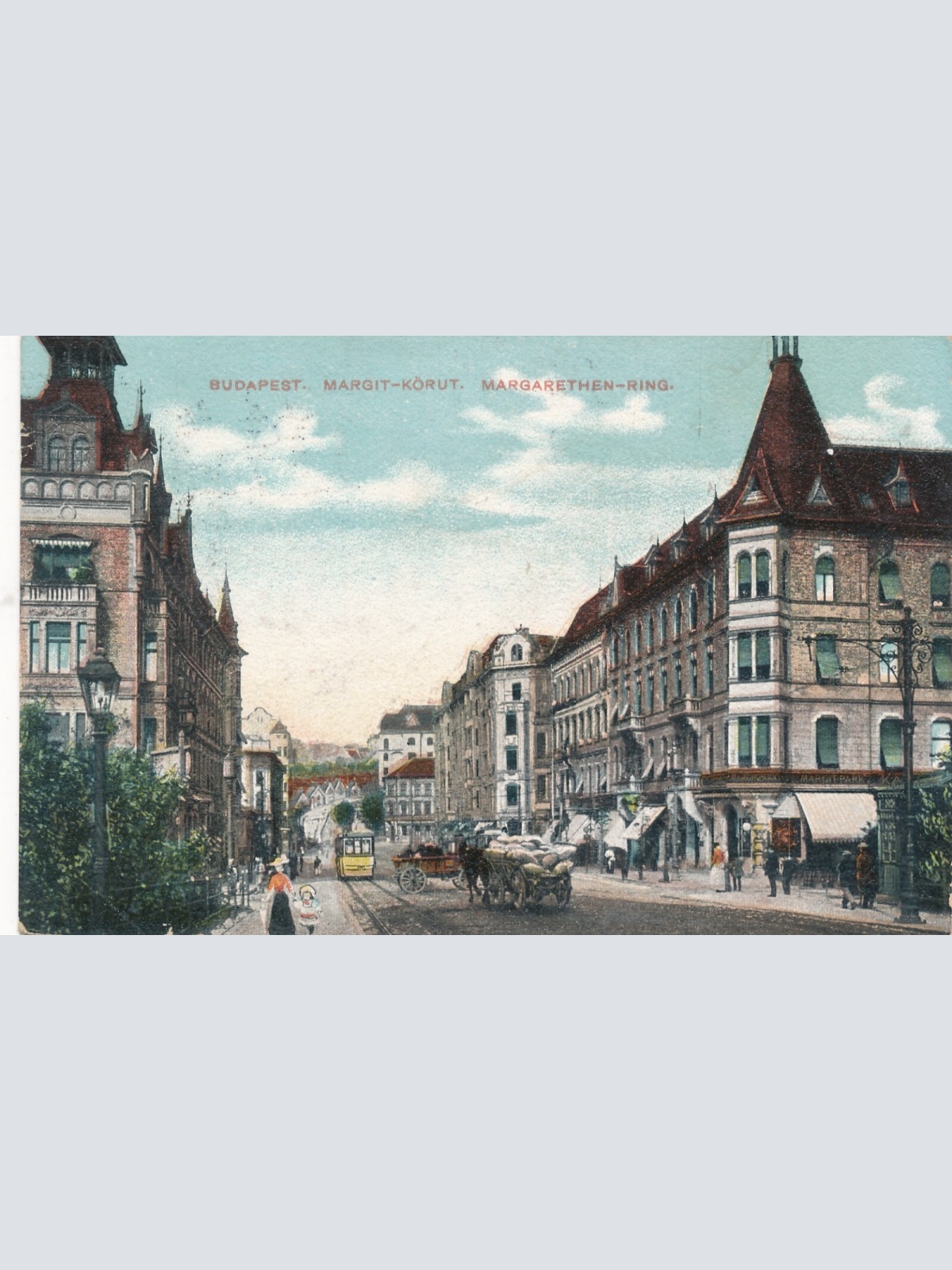 AK aus Budapest Margit Körut Ungarn Ansichtskarte (14582)