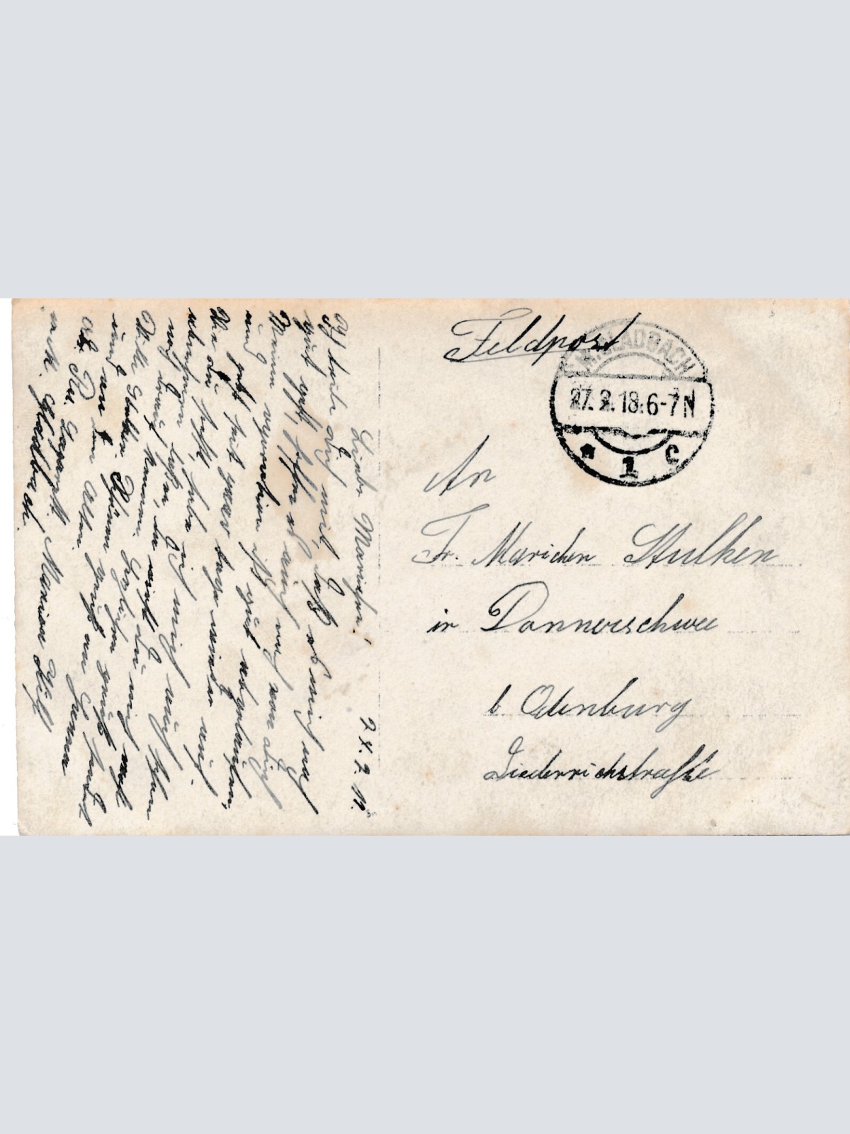 AK von einem Soldaten im Pyjama Militaria Ansichtskarte (14630)