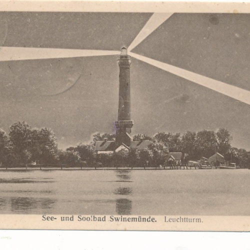 AK aus Swinmünde mit Leuchtturm Polen Ansichtskarte (14564)