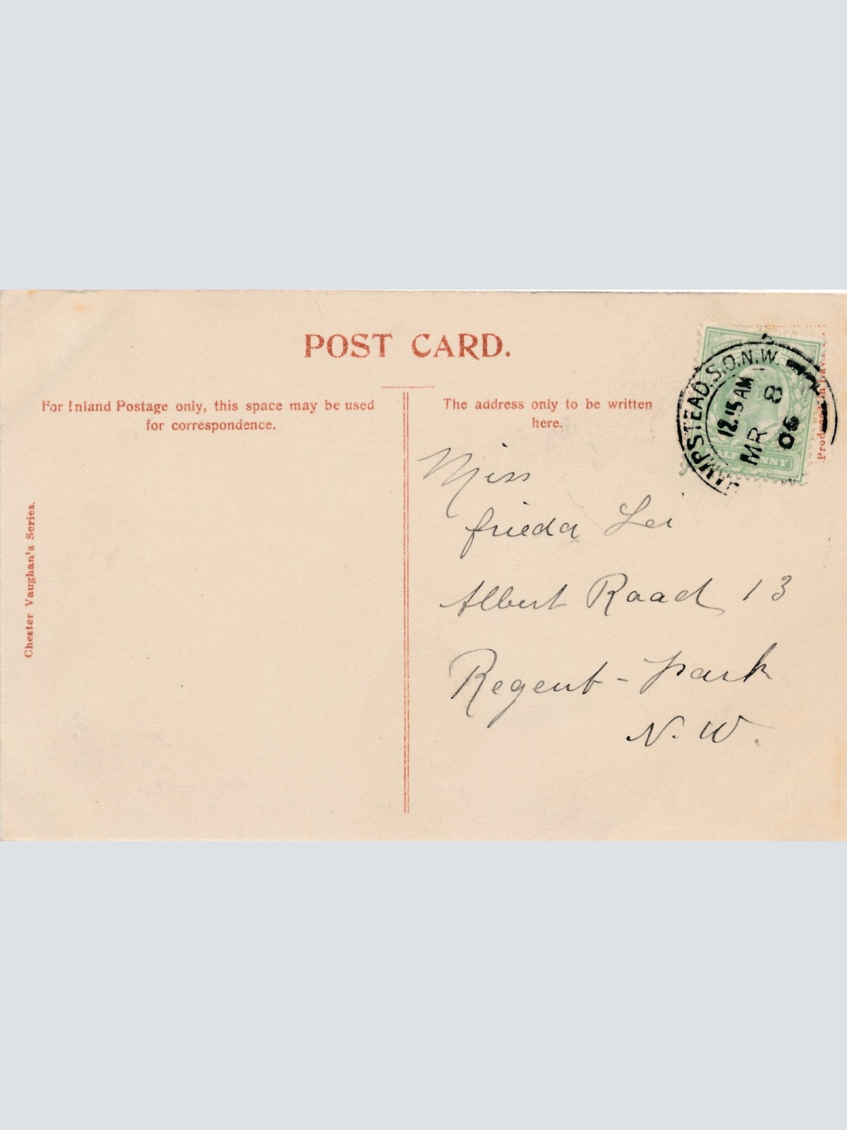 AK aus Lumley Road Skegness England Ansichtskarte (14587)