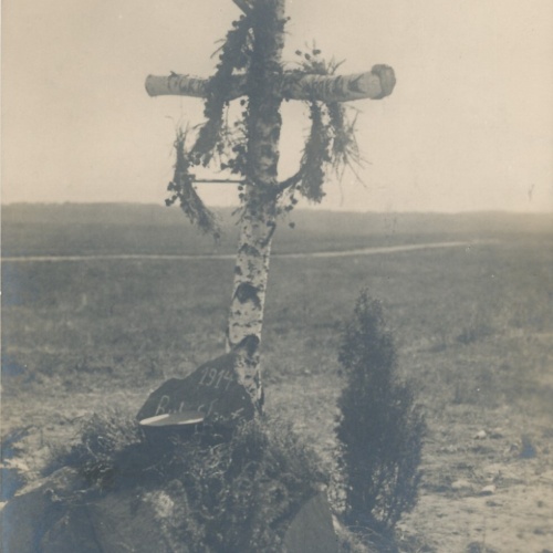 AK vom Heldengrab in Feindesland Militaria Ansichtskarte (14341)