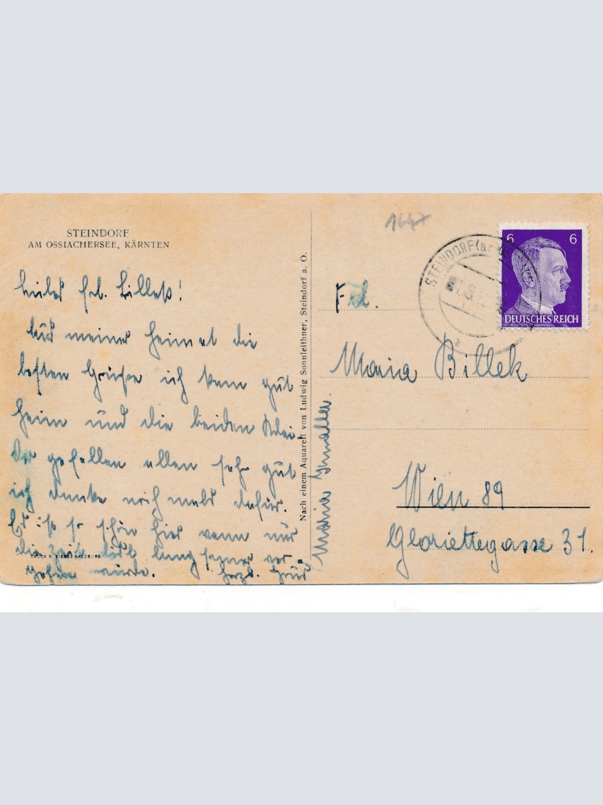 AK aus Steindorf am Ossiachersee Kärnten Ansichtskarte (14634)