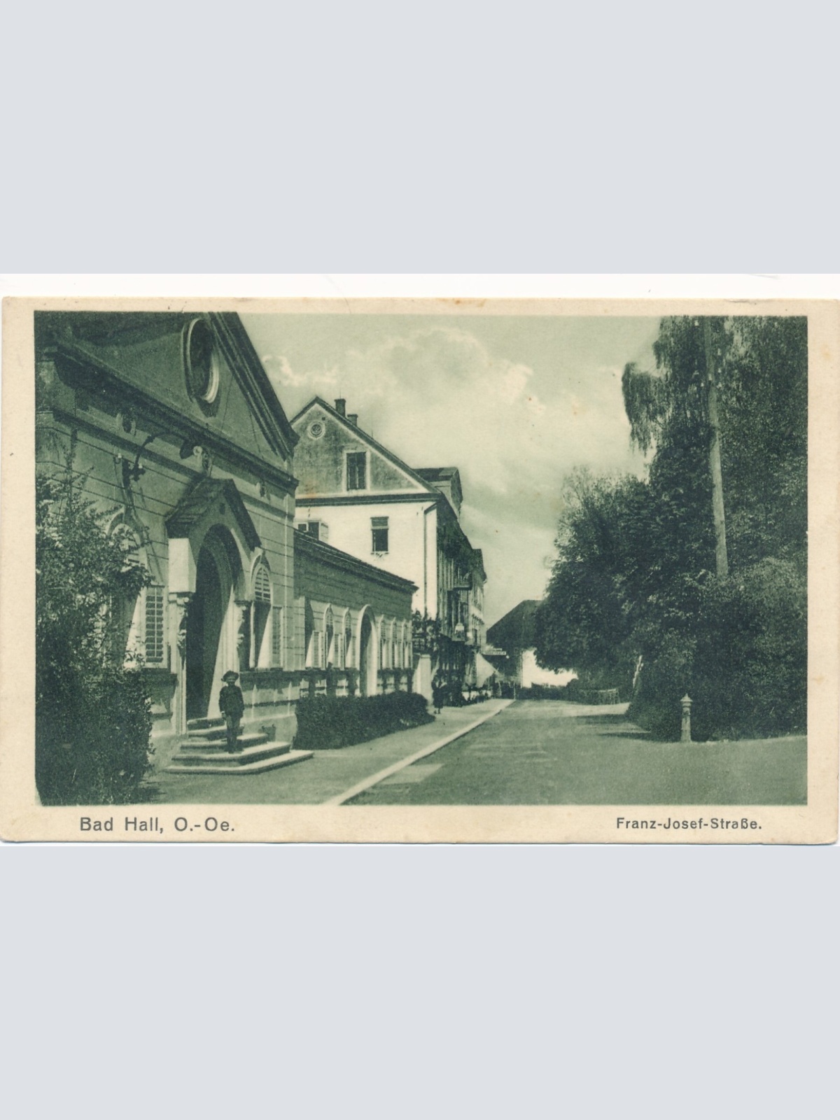AK aus Bad Hall Franz Josef Straße Oberösterreich Ansichtskarte (14635)