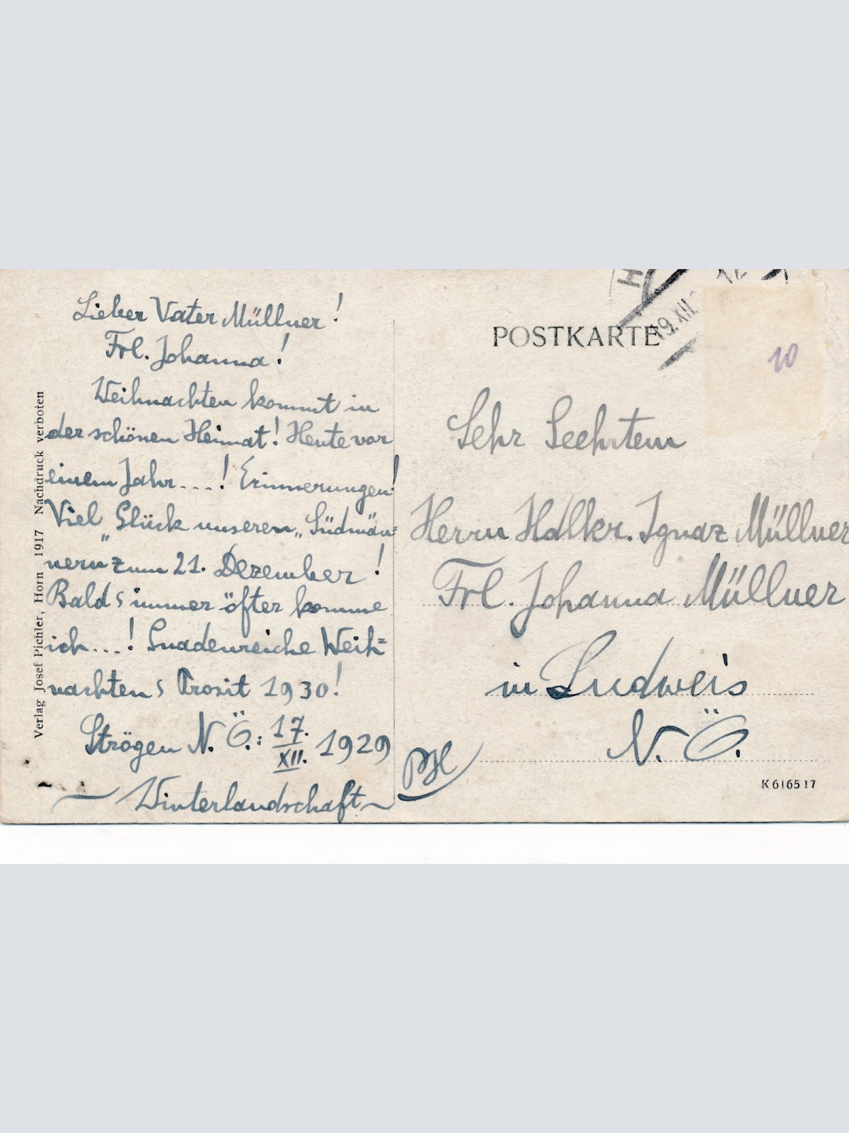 AK aus Frauenhofen Niederösterreich Ansichtskarte (14642)