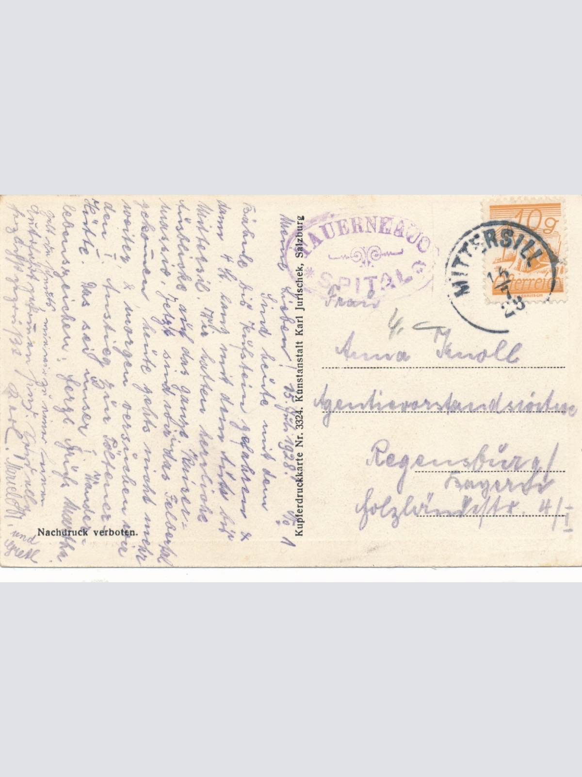 AK aus Frauenhaus Spital im Felbertal Kärnten Ansichtskarte (14632)